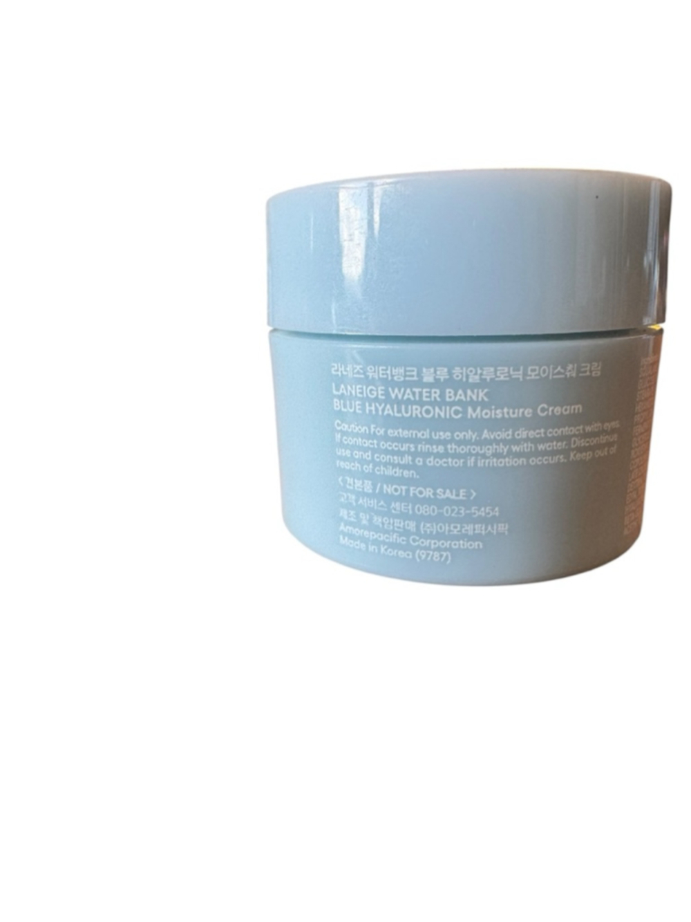 LANEIGE Water Bank Blue Hyaluronic Moisture Cream 10ml. / .33fl oz. - Picture 3 of 3